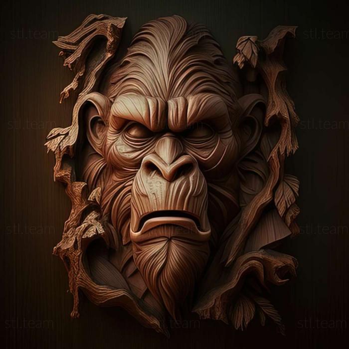 3D model ape (STL)